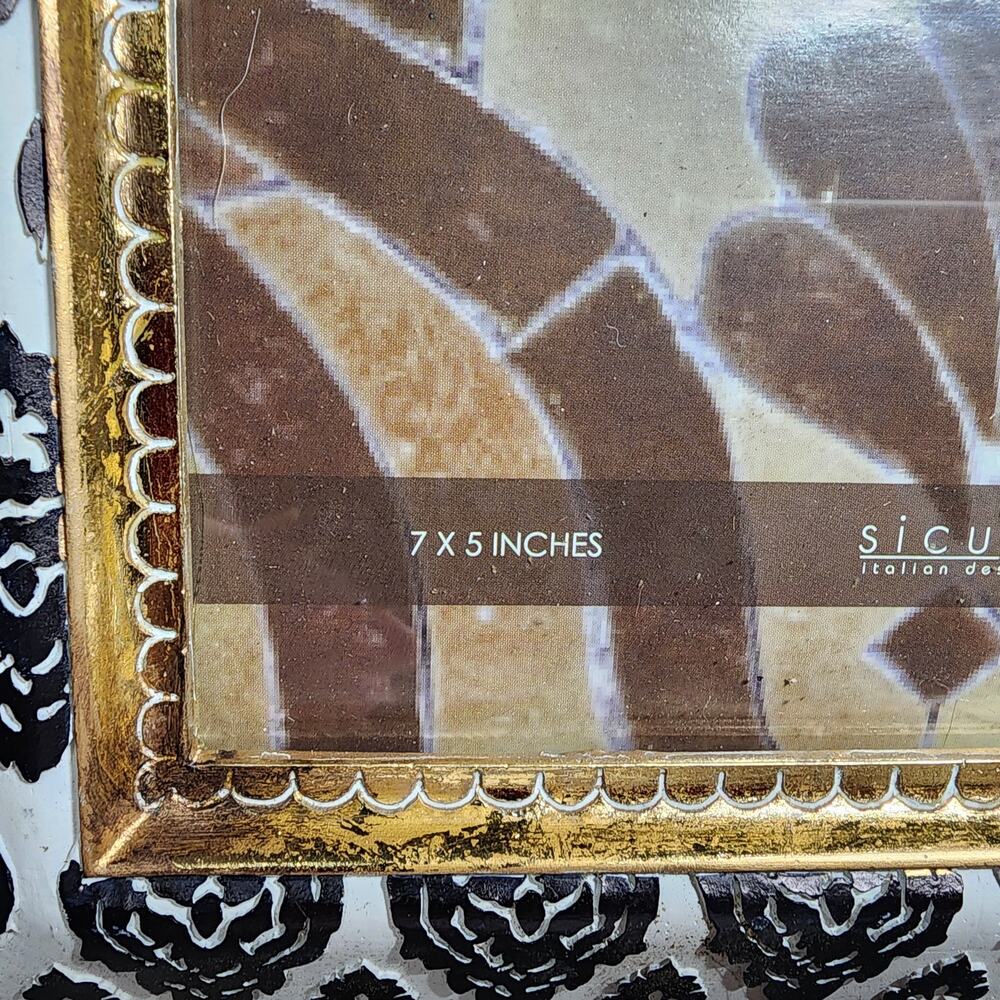 Sicura Italian Design Tangiers Collection Picture Frame 7in x 5in - Picture 2 of 5